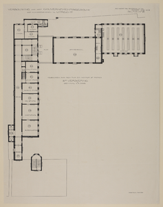 217179 Plattegrond van de 2e verdieping van het Gouvernementsgebouw aan de Kromme Nieuwegracht (Paushuize, gebouwen aan ...